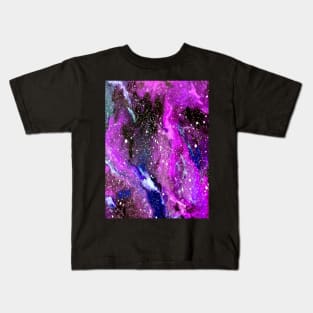 Galaxy pinked Kids T-Shirt